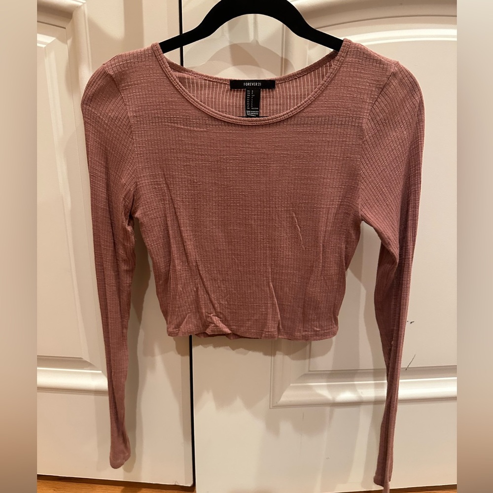 Pink crop top